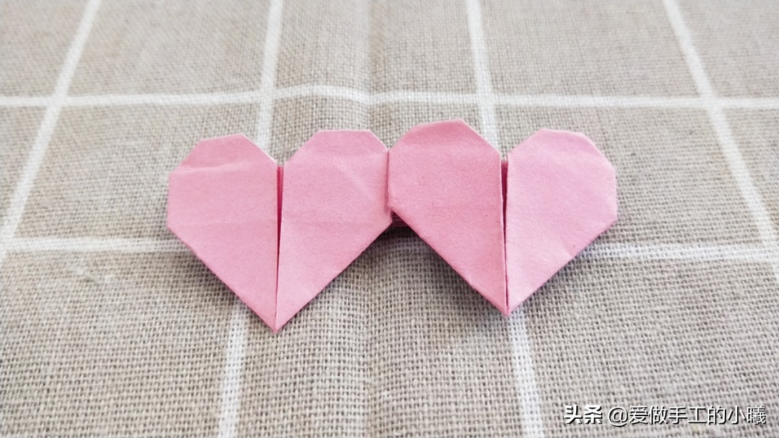 教你用1张纸折出心心相印，简单又漂亮，送给喜欢的Ta