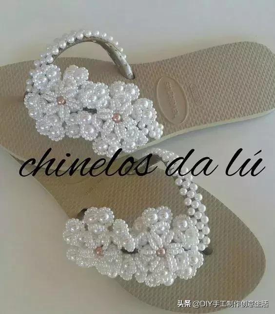 人字拖改造一下秒变时尚潮流风,穿人字拖也可以很高级