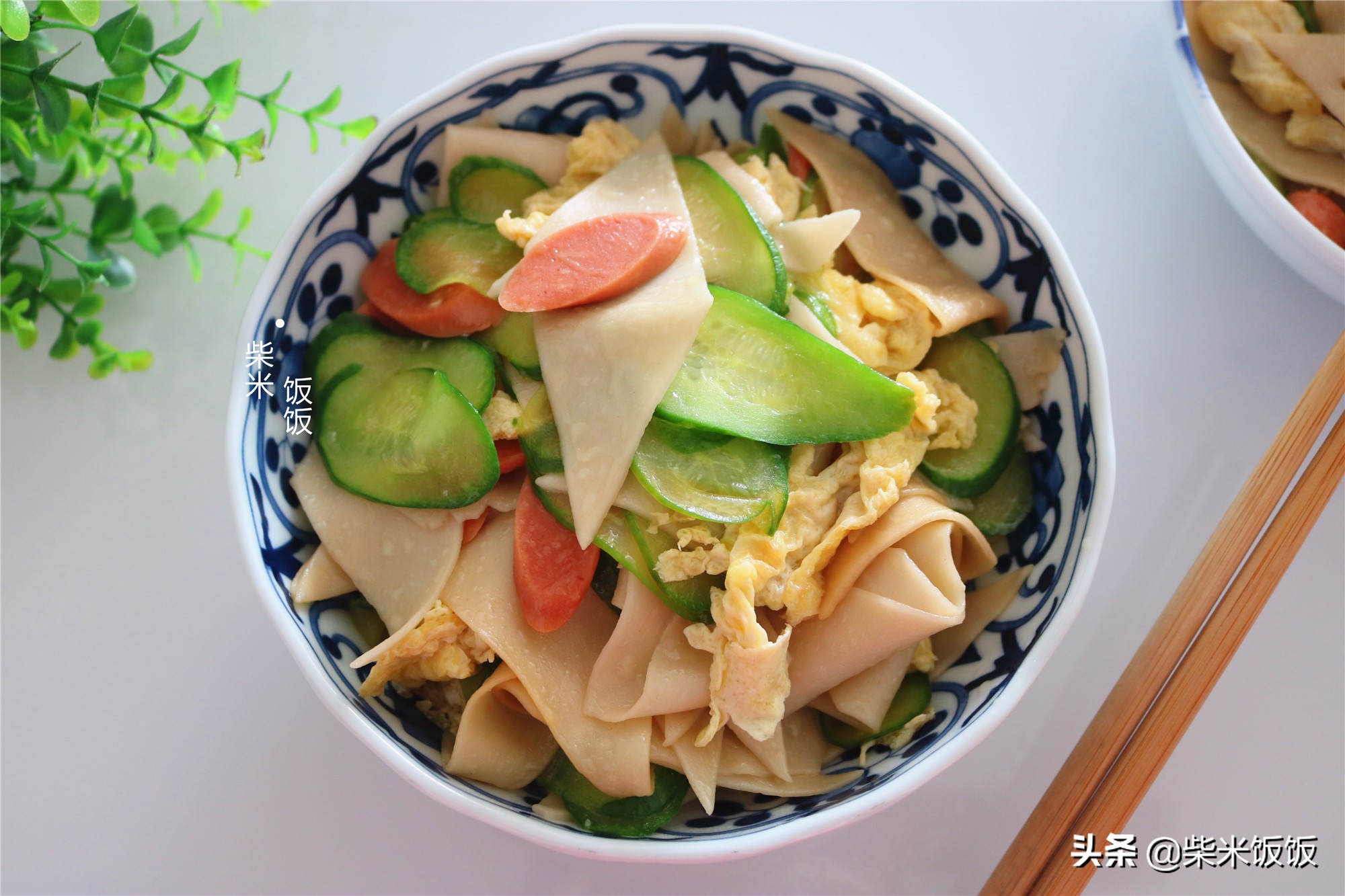 娘俩的午餐一菜一汤,娘俩的午饭简单又好吃