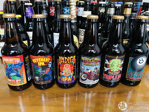 收藏100瓶酒,收藏的啤酒