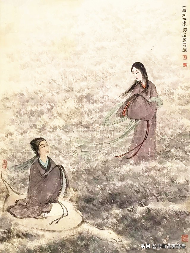 傅抱石大师作品图片,中国画坛巨擘