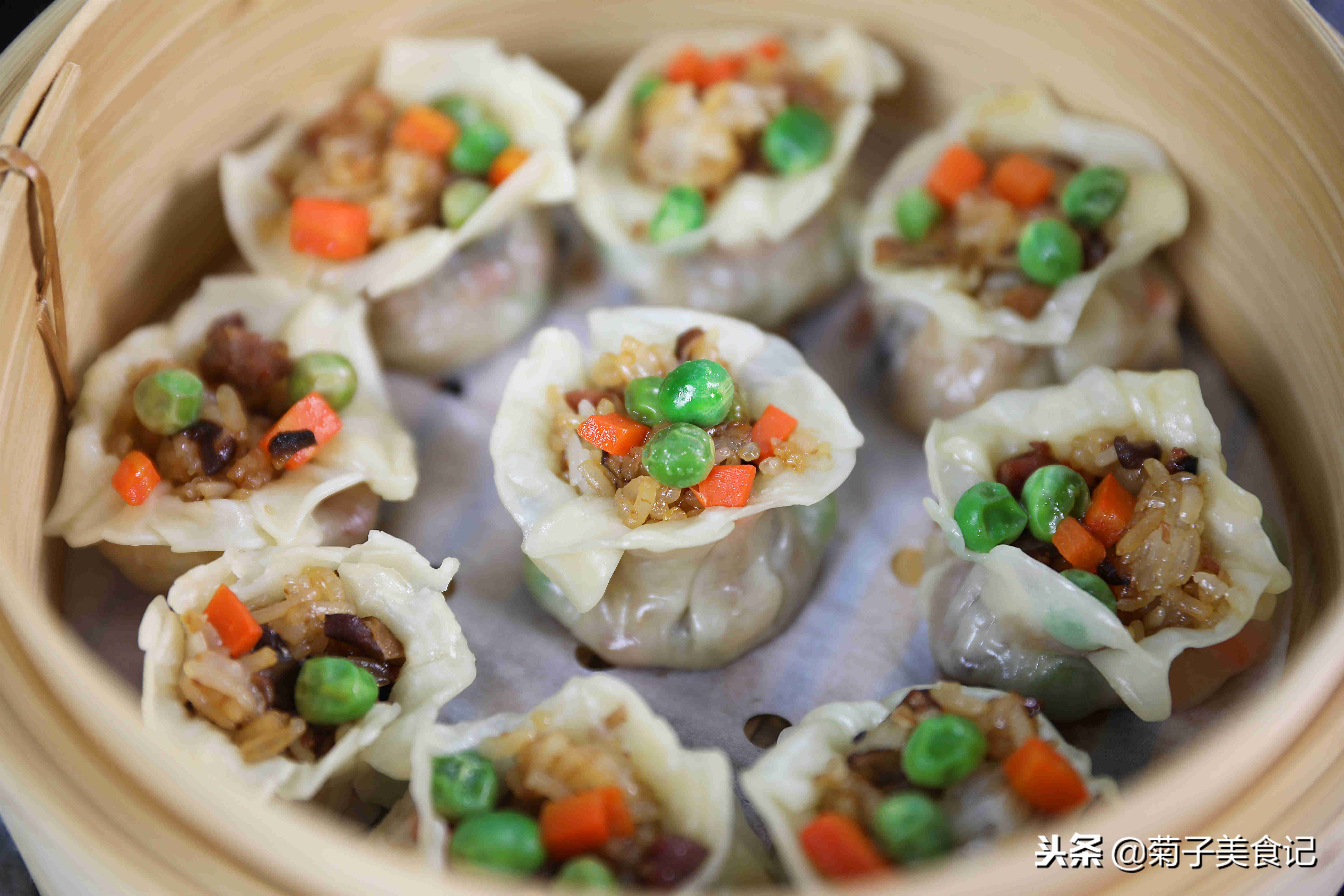 最好吃的糯米烧麦的做法,烧麦原来可以这么简单