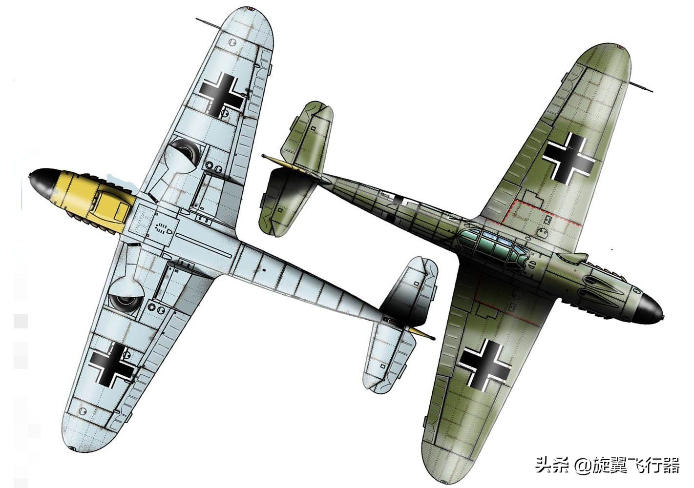 夹在E系列和G系列中的德国Bf-109F系列战斗机，同样相当出色