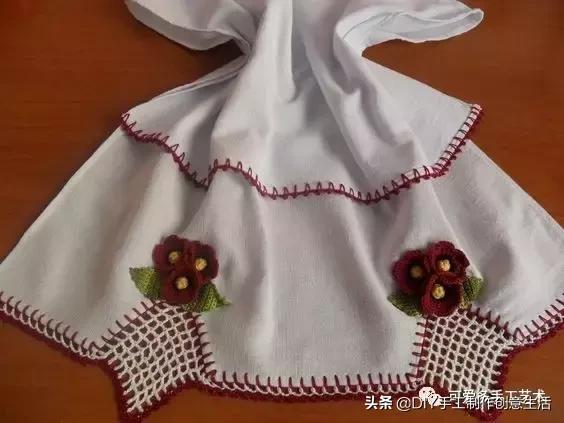 漂亮的钩针桌布衣,钩针钩织漂亮桌布衣图解