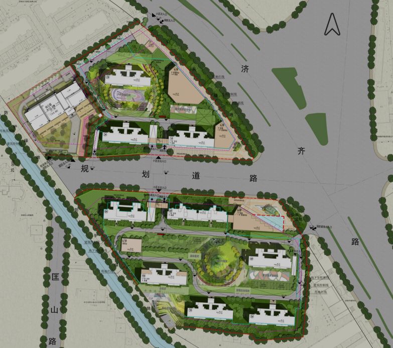 济南锅炉厂地块有动静了，力高君逸府临时售楼处开放