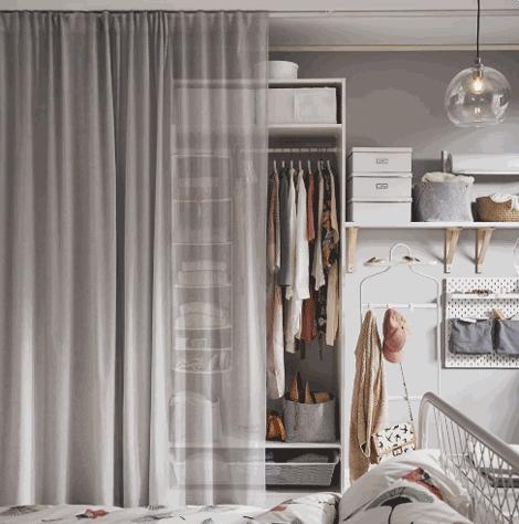 框架式衣柜节省空间灵活收纳,金属框架组合衣柜省钱技巧