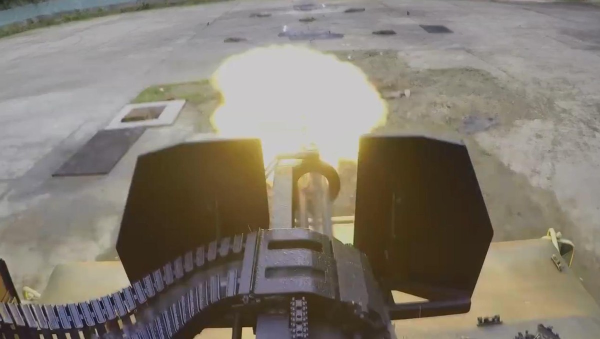 珠海航展14.5毫米三管转管机枪,新型轻机枪珠海航展