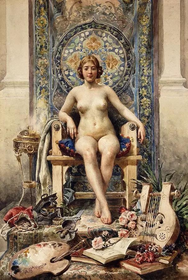 人体油画！健康与美丽需要纯净的色彩，希腊留给人类的宝贵遗产