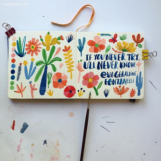 插画师carolyngavin绘画作品,carolyn插画