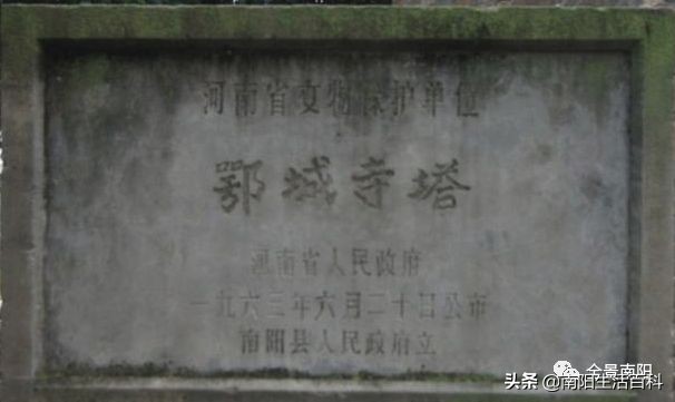 南阳全国重点保护单位,南阳市重点文物名单