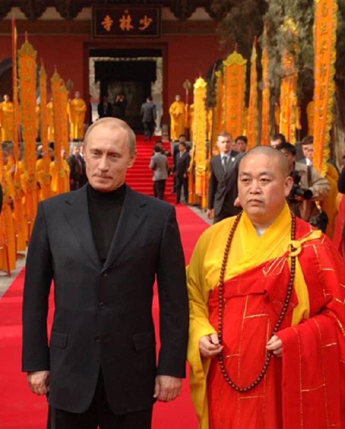 普京少林寺武僧比武完整版,普京当年访问少林寺