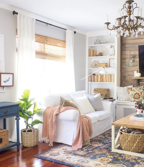 一空间也能装两种窗帘,一空间装饰