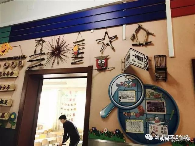 幼儿园走廊田园风环创大气上档次,幼儿园环境布置创意田园风