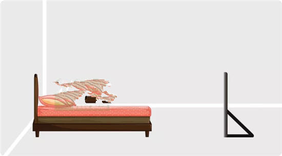 卧室床尾能正对衣柜吗,卧室门正对床尾最好的解决方法