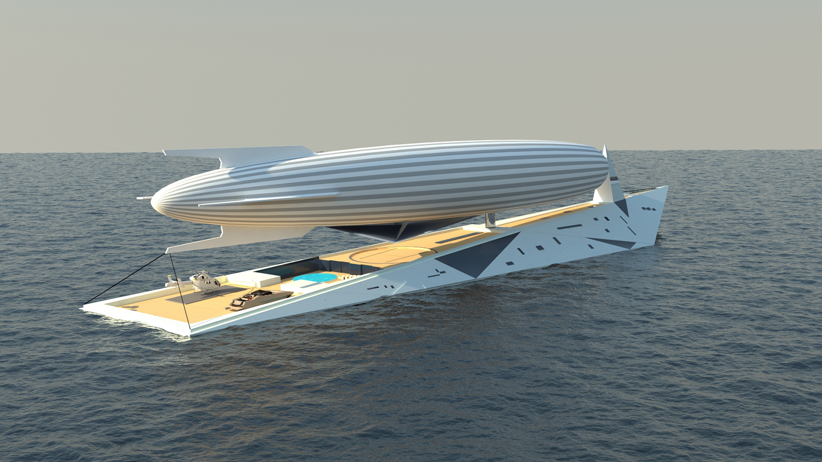 宏伟设计：世界上最极端的超级游艇概念