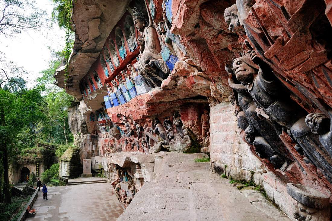 重庆大足石刻在维修吗,大足石刻的基本现状