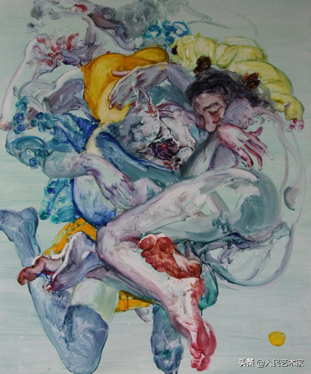 女性艺术展当中竟然出现了男人体？这件不可思议的事情，就发生在戚亚红身上