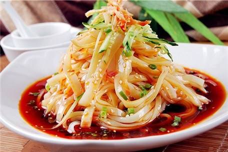 凉皮儿的起源,陕西凉皮儿简介