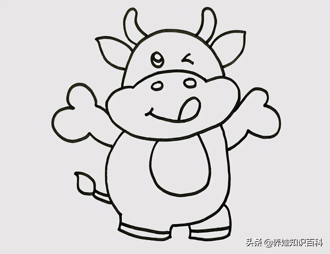 牛要怎么画最简单,牛要怎么简单的画呢