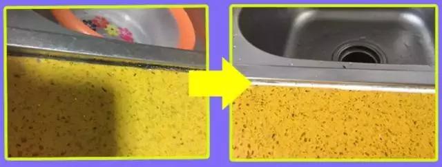 洗手台有缝隙，发黑又发霉？保洁阿姨教你一招，5秒统统划干净