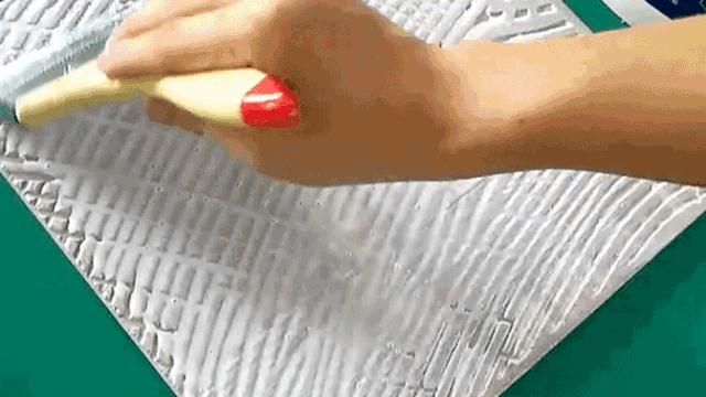 瓷砖背胶是不是越粘越牢固,背胶工艺视频教程