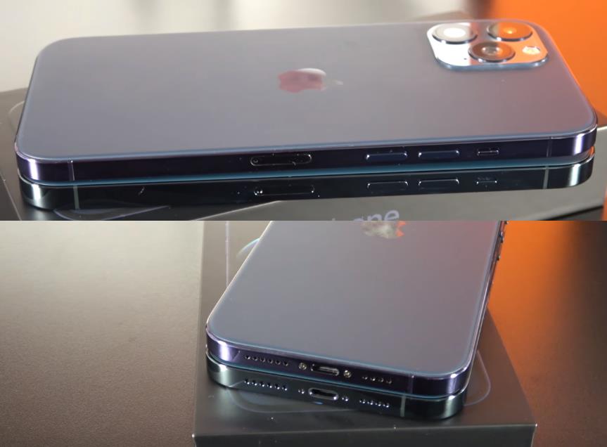 山寨苹果12promax,真假苹果12promax外观对比