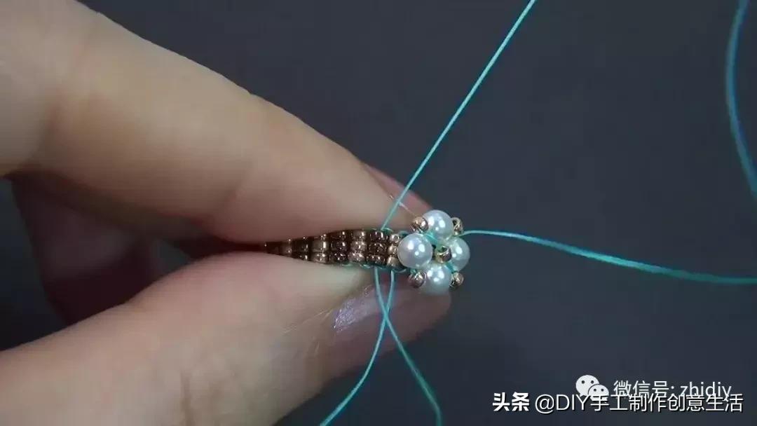 简单手工串珠戒指和发箍,戒指手工diy串珠慢视频