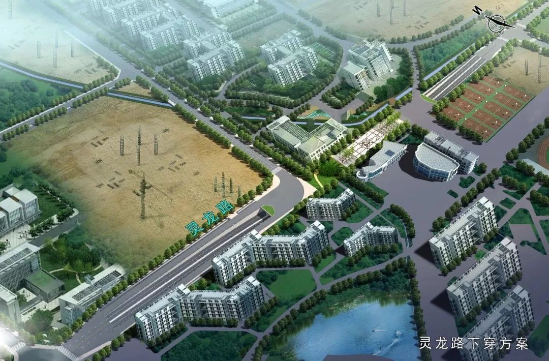 大运村建设火热朝天，成都大学已经上天