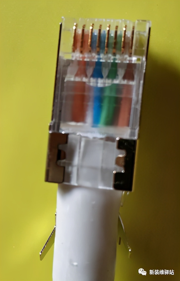 水晶头装线的方法,六类线免压水晶头怎么装