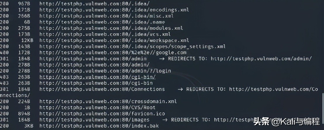 dirsearch扫描工具简单实例 (dirsearch扫描敏感文件)