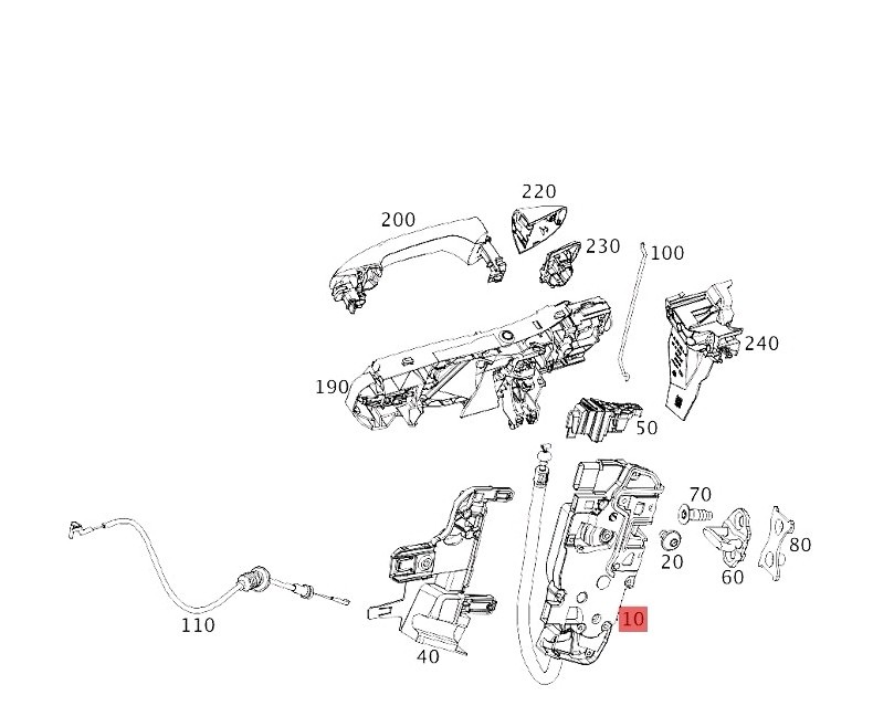 奔驰cla车钥匙,奔驰cla选配无钥匙进入