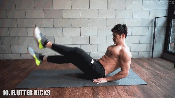 腹肌中腹高效训练,腹肌训练方法三个动作一天速成