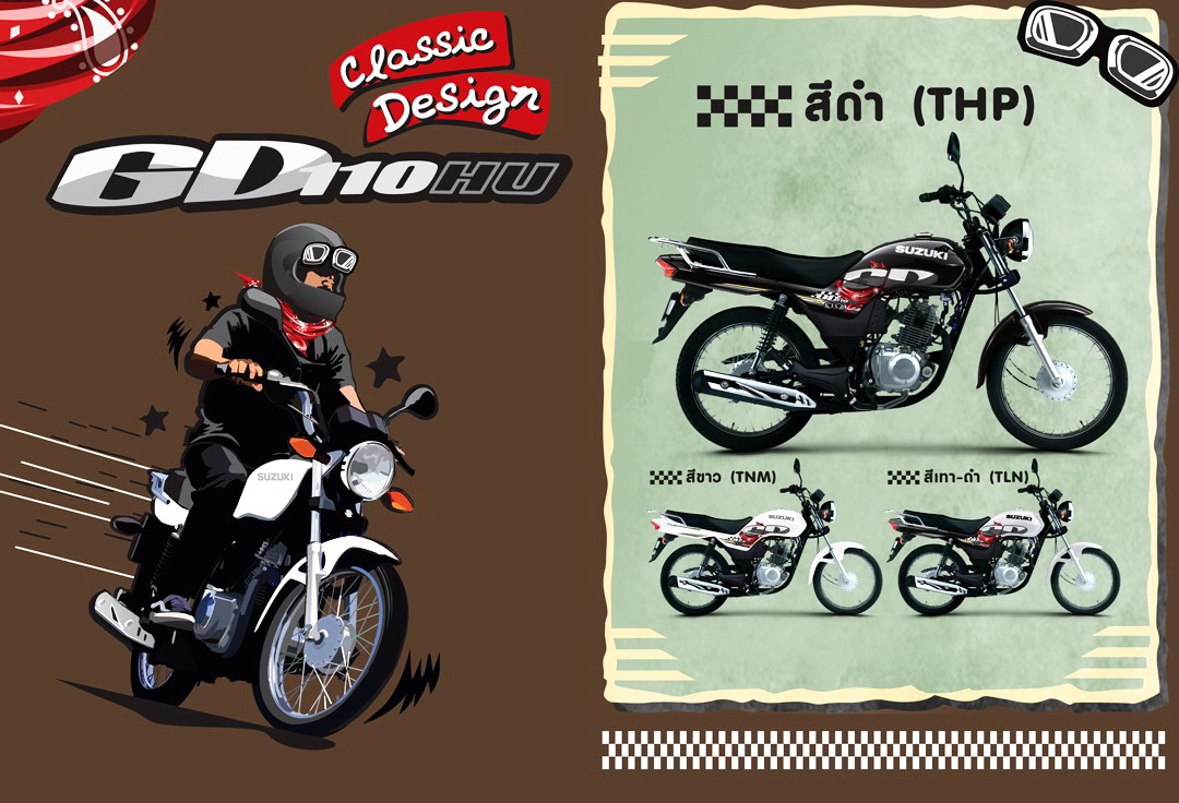 简讯三则:印尼市场搞促销的PCX、新图案泰版GD110等