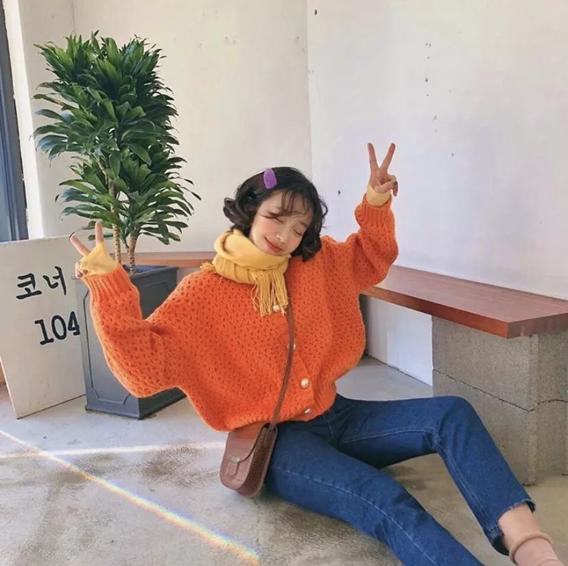 奶奶衫直筒裤搭配图,奶奶衫最洋气的搭配