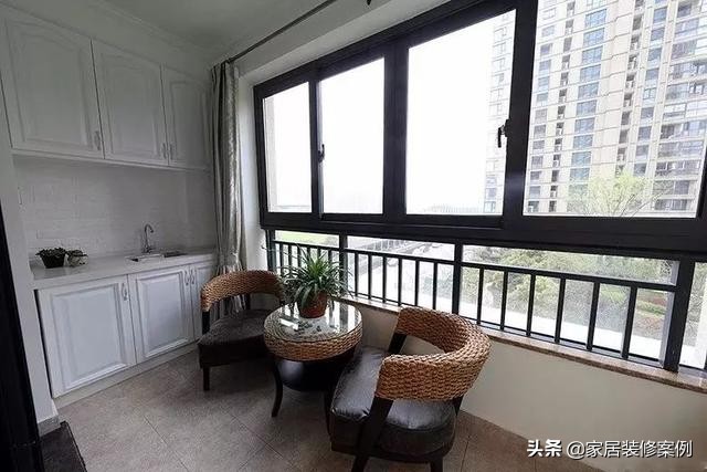 阳台要封起来怎么设计好看,极窄小阳台巧妙利用