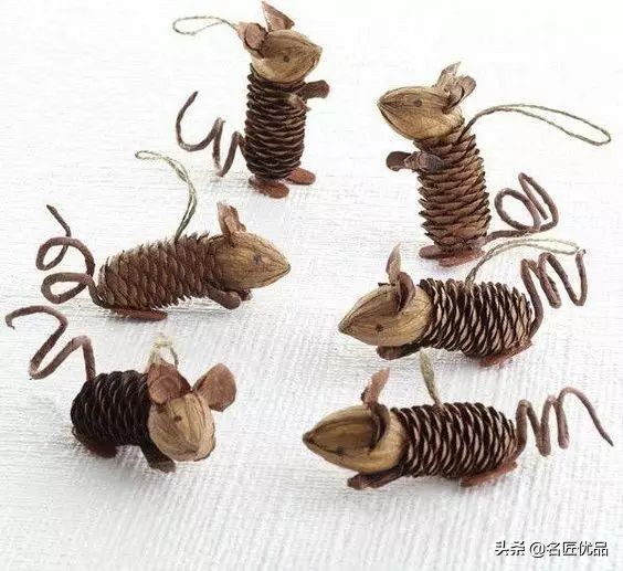 超简易手工环创,树干手工制作环创