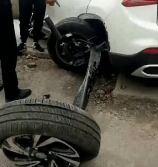 宝骏510高速爆胎接着跑,宝骏510在行驶中突然没刹车了