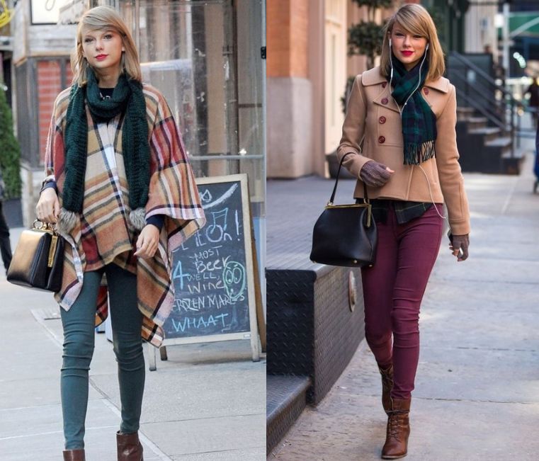 冬天围巾推荐高级感纯色,下雪了红色围巾