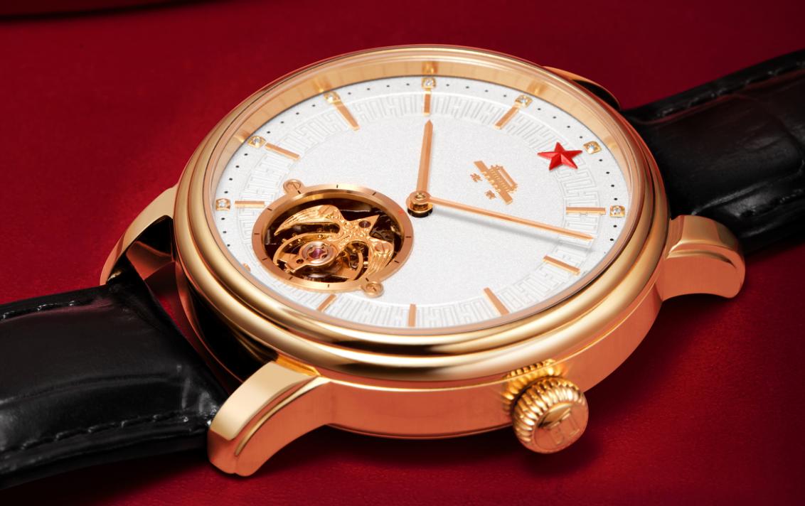 新款顶级品牌陀飞轮腕表欣赏,北京牌红星陀飞轮手表