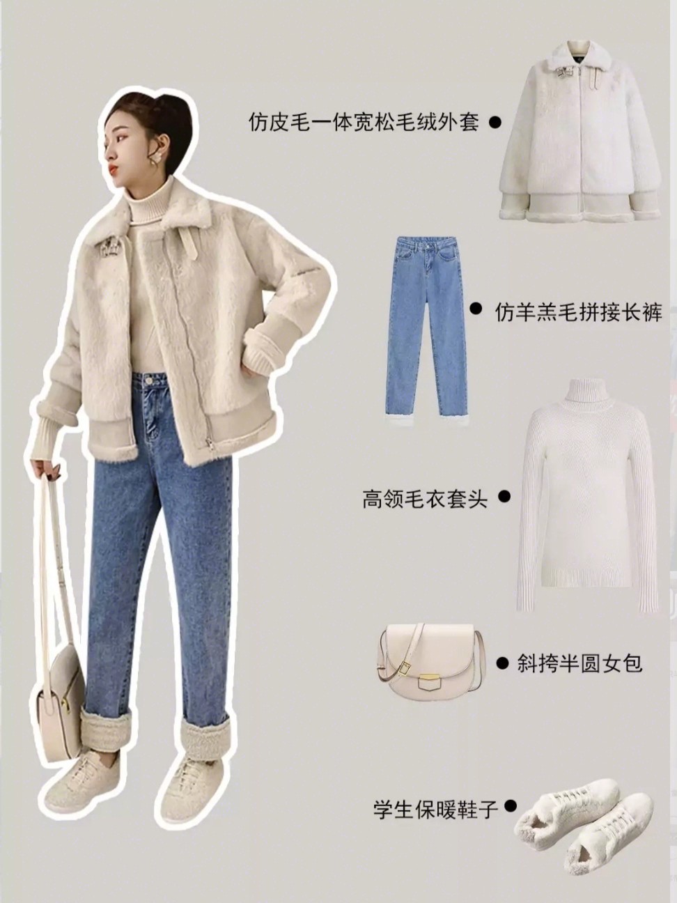 各种风格冬季穿搭,总有一款适合你的风格穿搭