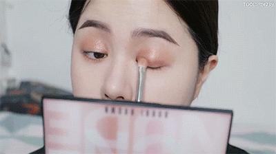 单眼皮肿眼泡眼尾上翘眼妆画法,单眼皮眼妆的画法初学者视频