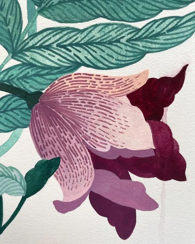 水彩渲染画建筑效果图,水彩平涂画