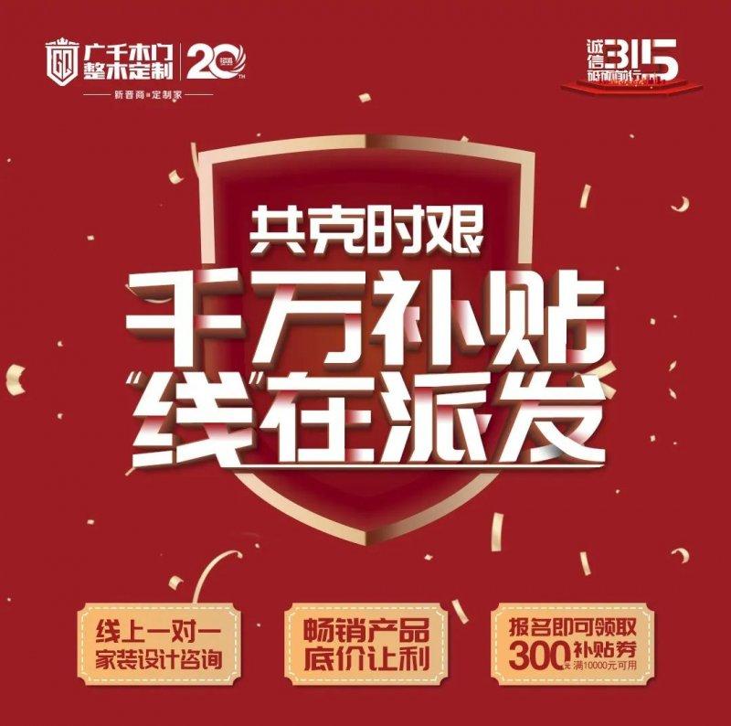 315企业促销有哪些,德维尔全屋定制315钜惠来袭