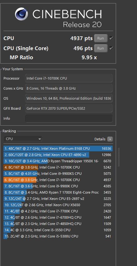 10700k的性能,10700k性价比