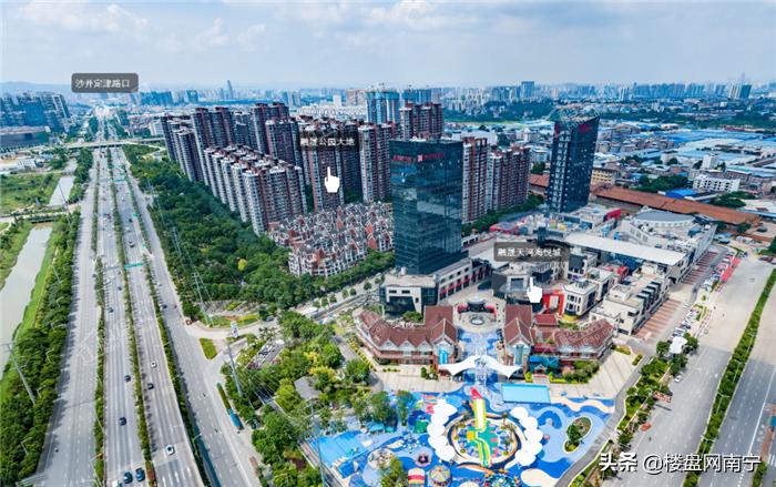 沙井新盘航拍,深圳宝安沙井新建医院最新航拍