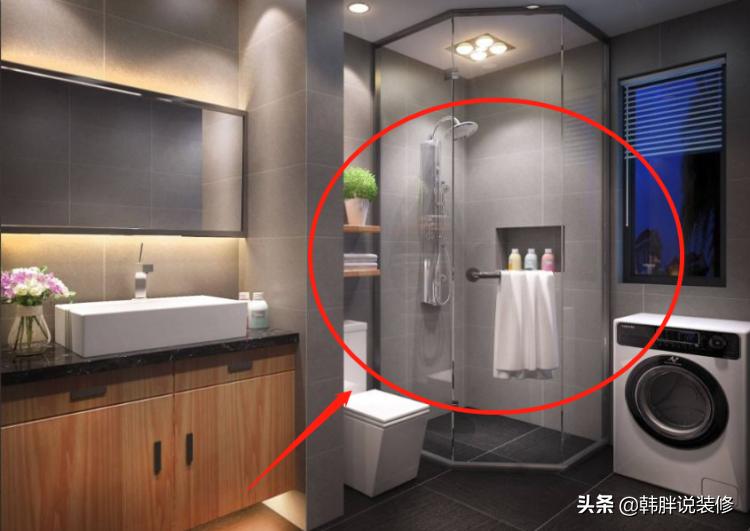 卫生间淋浴区装反了怎么办,卫生间安装错了