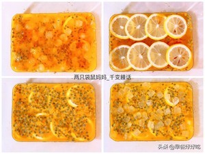 夏日开胃餐百香果柠檬蜂蜜茶,百香果柠檬茶承包你一整个夏天