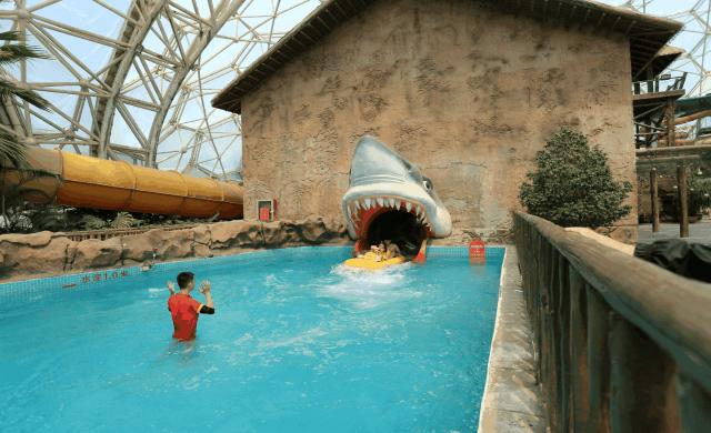 150000m²!天津欢乐谷的玛雅海滩水公园,真是太好玩了
