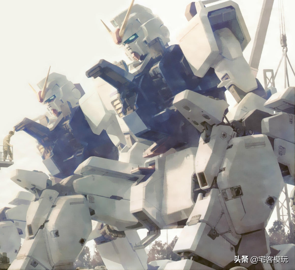 模玩机设：“爱娜，我喜欢你！”HG新生陆战型高达