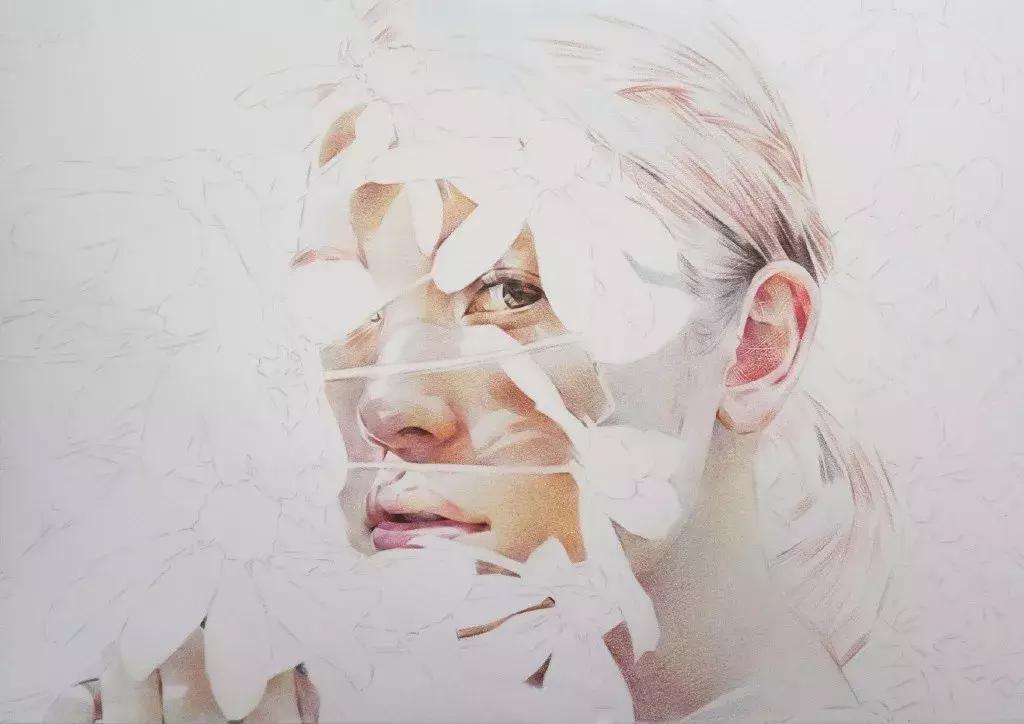 惊艳的彩铅画兔子,惊艳唯美的彩铅画